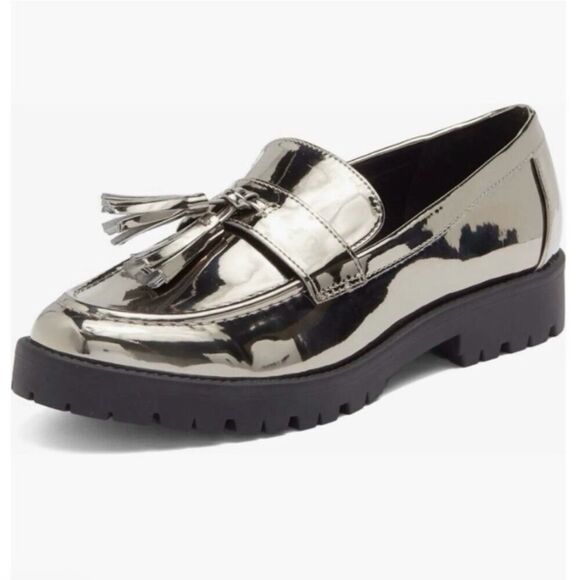 BANDOLINO Fillup NWOB Metallic Loafer with Tassel - Picture 1 of 7